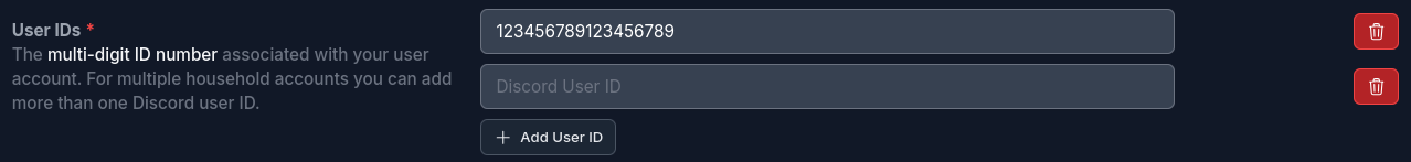 Discord Multiple IDs